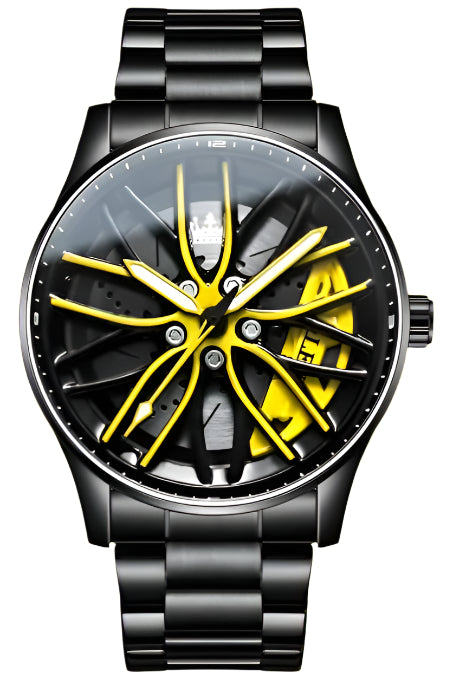 Stereoscopic Car Wheel Watch