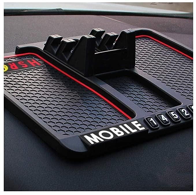 HSR Car Accessories Multifunction Phone GPS Holder Anti-Slip Silicone Pad and Car Mobile Holders for Car Dashboard